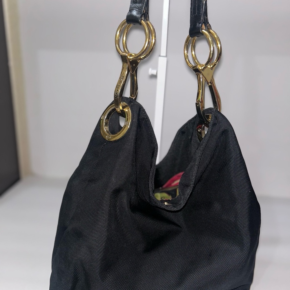 Jean-Pierre Klifa JPK Paris 75 black Nylon Bucket Bag EUC